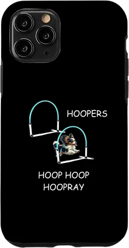 Vista 10 de iPhone 15 Dog Agility Dog Hoopers Papillon - Hoop Hoop Hoopray Case