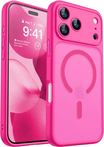 Vista 127 de CANSHN Funda magnética compatible con iPhone Air (6.5 pulgadas), mejorada [protección completa de la cámara] [compatible con Magsafe]