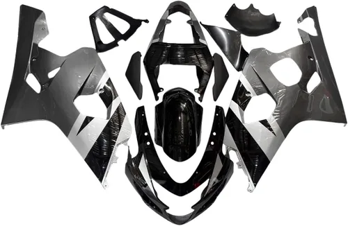 Vista 26 de Kit de carenado para Suzuki GSXR600 GSXR750 K4 2004 2005, carenados de inyección de plástico ABS, kit de carrocería BodyKit-Negro Strong & Durable