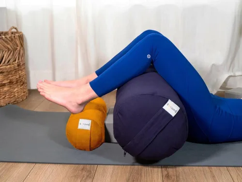Vista 69 de Sol Living Almohada de yoga rectangular para meditación, accesorios de meditación de algodón, almohada de meditación restaurativa de yoga, almohada
