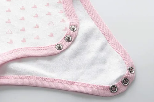 Vista 4 de Kiddiezoom Conjunto de ropa unisex de manga corta para bebé recién nacido