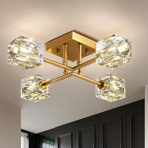 Vista 9 de Modernas luces de cristal para tocador, accesorios de luz para tocador de baño de 3 luces, luces de baño negras y doradas sobre espejo, apliques