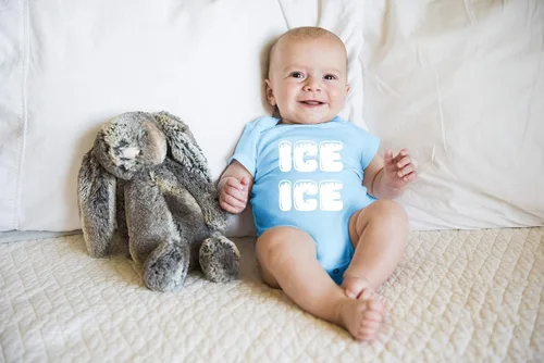 Vista 3 de Ice Ice - Divertido body esencial para bebé, ropa para bebé niño recién nacido, mameluco