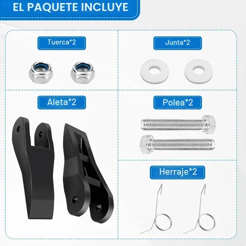 Vista 2 de Kit de aleta de bloqueo 29-1 para Werner, Louisville, Keller Ladde