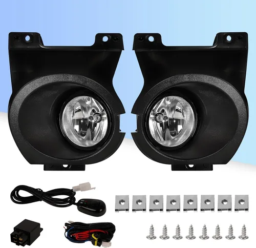 Vista 2 de Luces antiniebla para Ford F-150 2011 2012 2013 2014 con bombillas H10 12V42W, conjunto de luces de conducción (halógeno) Boxlight