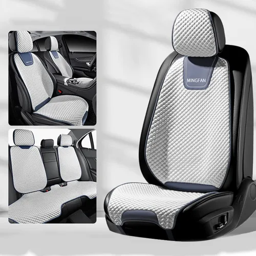 Vista 11 de Funda de asiento delantero para MAZDA2, MAZDA3, MAZDA6, Mazda Tribute, transpirable, cómodos protectores de asiento de 2 asientos (tipo 1 negro)