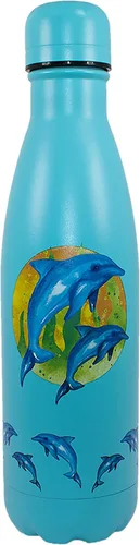 Vista 11 de NatureVac - Black Bear de Deluxebase. Botella de agua de acero inoxidable con aislamiento térmico de 17 onzas. Frasco de vacío reutilizable y a