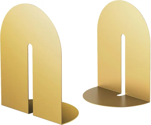 Vista 6 de Sujetalibros de pasarela para libros, 1 par de soportes metálicos para libros de oficina, regalo para adultos y niños (negro)