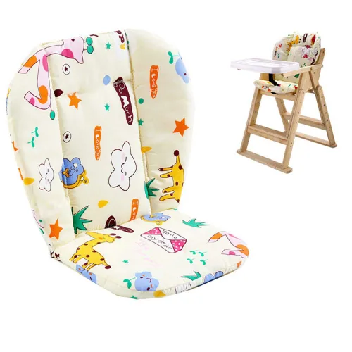 Vista 3 de Twoworld Cojín de asiento para silla alta para bebé, funda de cojín transpirable animal