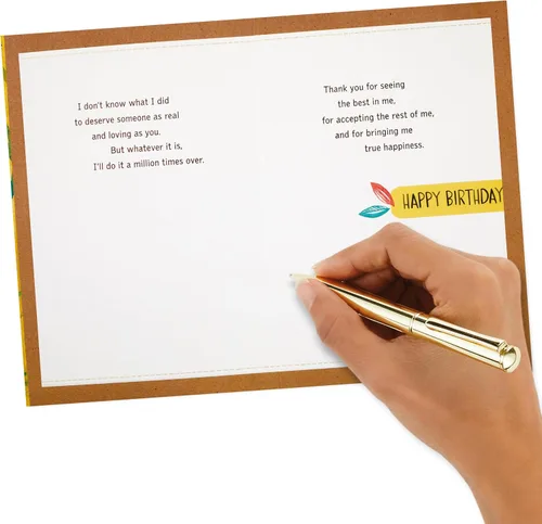 Vista 6 de Hallmark - Tarjeta de cumpleaños para marido o novio (Un regalo cada día)