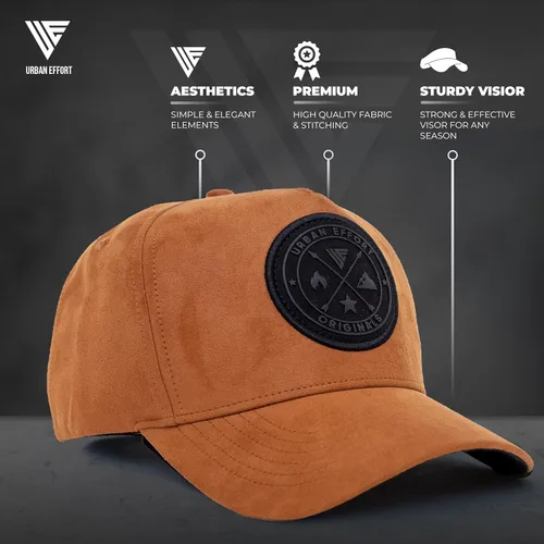 Vista 110 de Urban Effort Gorra trasera de malla, para hombres y mujeres, gorra de béisbol de 5 paneles, gran cierre a presión para caza y senderismo
