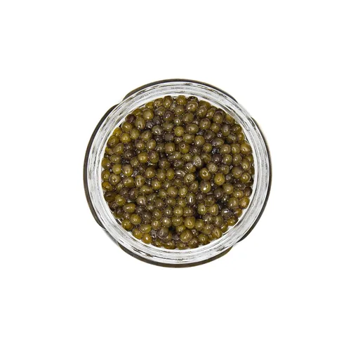 Vista 2 de Fresh River Beluga Caviar/Kaluga híbrido - Malossol 1 oz tarro
