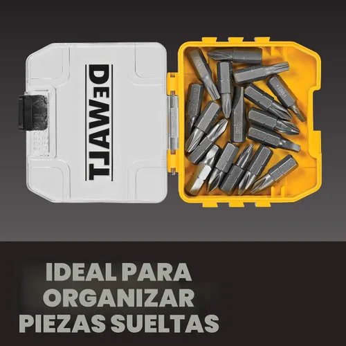 Vista 3 de DEWALT Juego de guía de accionamiento magnético compacto, amarillo (DWAF2058CS) de 18 uds