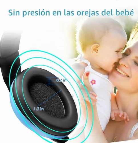 Vista 3 de Solar-Power Auriculares con cancelación de ruido para bebés, orejeras de protección para los oídos para niños de 0 a 3 años