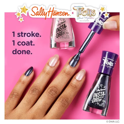 Vista 6 de Sally Hansen Colección de esmaltes de uñas Insta-Dri x Trolls - Here We Go Again! - 0.31 onzas líquidas 136 - ¡Aquí vamos de nuevo!