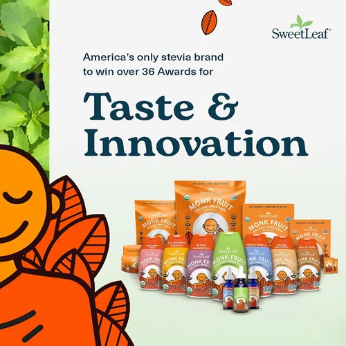 Vista 7 de SweetLeaf Caramel Líquido de Fruto del Monje - Gotas de Edulcorante Líquido de Fruto del Monje, Extracto Orgánico de Fruto del Monje, Edulcorante