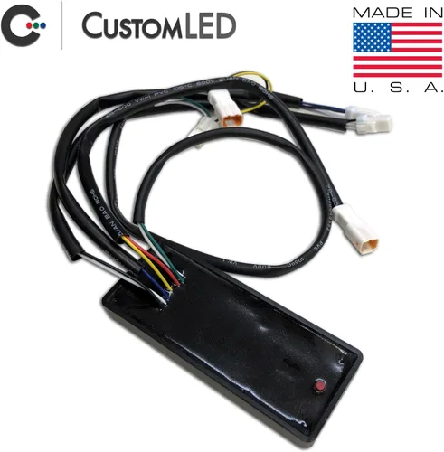 Vista 3 de Custom LED Kit integrador de señal de giro inteligente para Ducati Diavel 1260 y 1260S 2019-2023 - Módulo de luz trasera Plug and Play