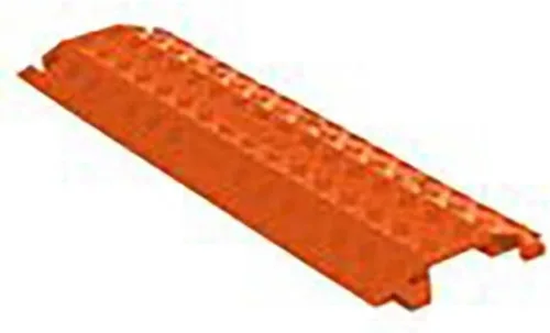 Vista 4 de Checkers Protector de cable ligero de 1 canal de 3 pies de largo para múltiples líneas de 1 pulgada, cubierta de cable de piso para pasarelas