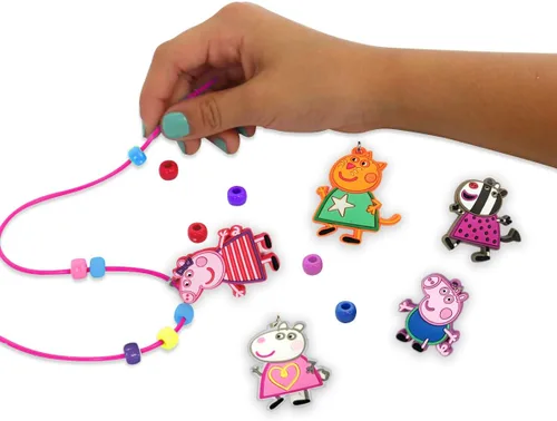 Vista 4 de Tara Toys - Juego de actividades para hacer collar de Peppa