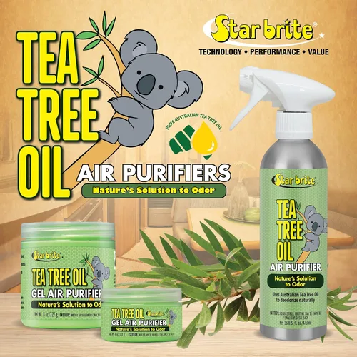Vista 4 de Gel Purificador de Aire Certificado ATTIA con Aceite Esencial de Árbol de Té Australiano Puro STAR BRITE - Tubo - 4 oz (096504)