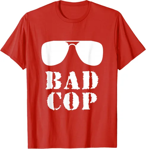 Vista 79 de Bad Cop Funny Police - Camiseta a juego para padre e hijo, Negro, S