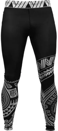 Vista 3 de Hardcore Training Pantalones de compresión para hombre, mallas de entrenamiento, capa base, boxeo, correr, muay thai, MMA, no Gi BJJ