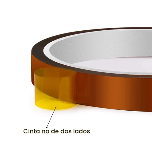 Vista 3 de ELEGOO Cinta de Alta Temperatura, Paquete de 4 Cintas de Poliimida Resistentes a Altas Temperaturas Paquete de Valor de Múltiples Tamaños 1/8