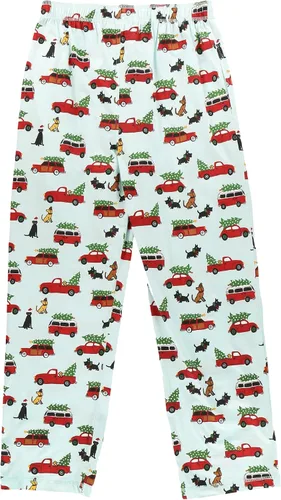Vista 2 de Lazy One Pantalones de pijama para hombre, pantalones separados para hombre, pantalones de descanso, divertidos