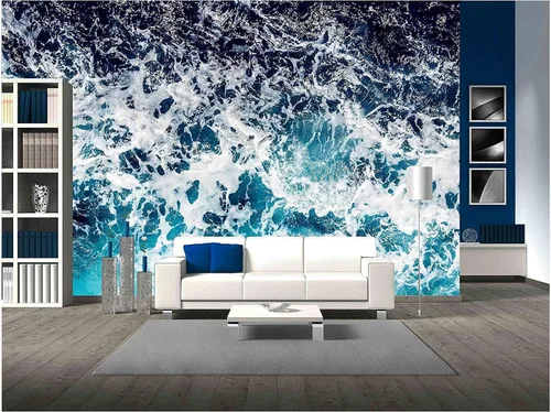 Vista 29 de wall26 - Fondo abstracto de paisaje natural efecto de desenfoque de movimiento Bosque de bambú - Mural de pared extraíble Papel tapiz autoadhesivo