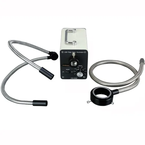 Vista 5 de Iluminador ligero del microscopio del cuello de cisne de la fibra óptica de 30W LED