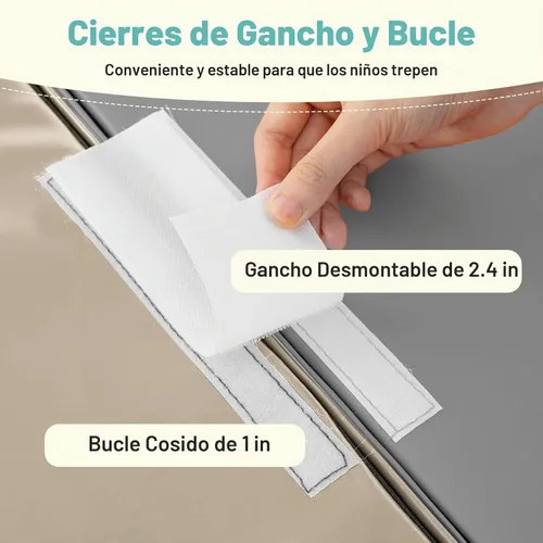 Vista 5 de Olakids - Juguetes de escalada para niños pequeños de 10 piezas para Gris