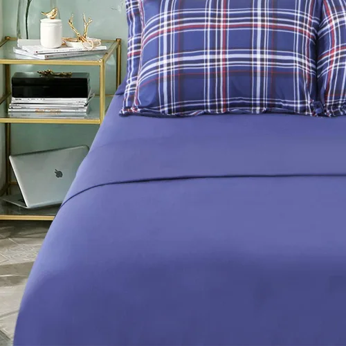 Vista 5 de EMME Bed-in-A-Bag - Juego de edredón de 5 piezas para cama Twin de microfibra cepillada y relleno de plumón sintético, suave y cómodo, lavable a