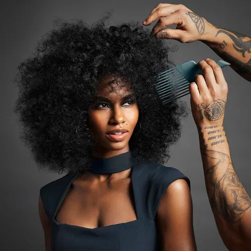 Vista 3 de Fromm Professional Curl Studio - Pinza de cabello de 6 pulgadas para dar volumen, desenredar y peinar cabello húmedo y seco, rizado, rizado