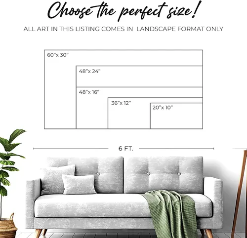 Vista 5 de Tailored Canvases Letrero Personalizado para Barra de Café - Arte de Pared en Lienzo Pequeño y Grande Decoración Señalización para Hogar, Cocina