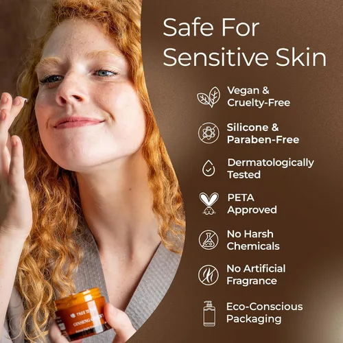 Vista 8 de Tree To Tub Hidratante facial antienvejecimiento con retinol para piel seca y sensible, hidratante facial antiarrugas con ácido hialurónico, crema