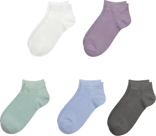 Vista 23 de SERISIMPLE Calcetines de bambú de viscosa para la escuela, calcetines de tobillo súper suaves para niños, puños elásticos, calcetines atléticos