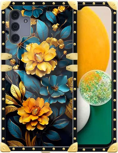 Vista 113 de Funda compatible con Samsung Galaxy A03S 4G, TPU suave de lujo y parte trasera de policarbonato duro para niñas y mujeres, funda protectora a prueba