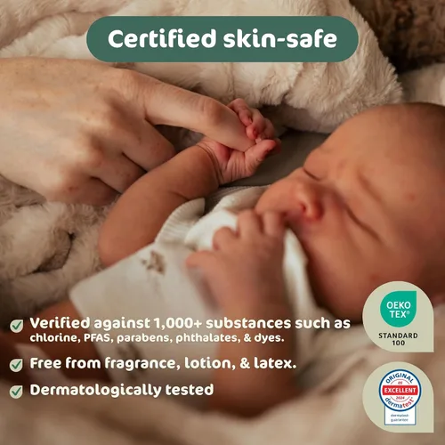 Vista 3 de Naty BioEmbrace - Pañales para bebé recién nacido, certificado seguro para la piel sensible, protección contra fugas de hasta el 100 %, suavidad