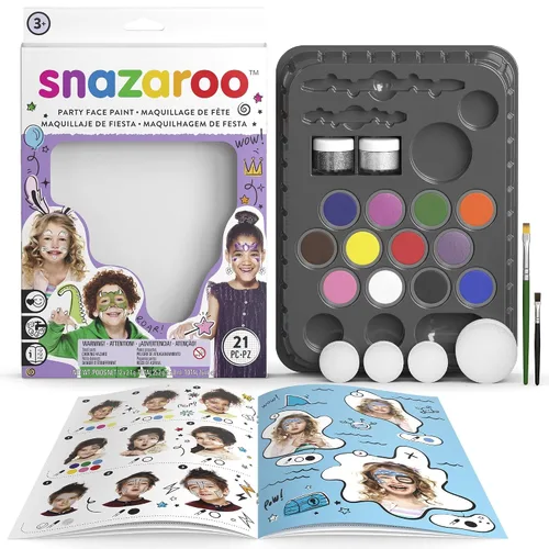 Vista 11 de Snazaroo pintura facila para fiesta