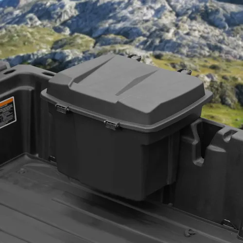 Vista 7 de A & UTV PRO Caja de almacenamiento de cama para Can Am Defender, HD10 HD9 HD8 HD5 Max/Can Am Commander, compatible con accesorios Can-Am Defender