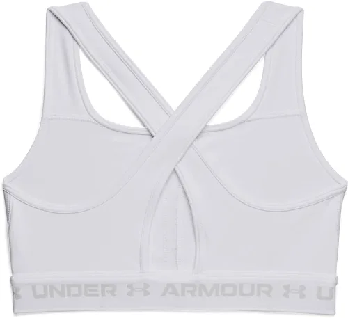 Vista 4 de Under Armour - Sostén deportivo de medio impacto con espalda cruzada para mujer