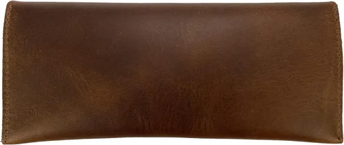 Vista 2 de Heather's, Bolsa de utilidad larga hecha a mano de cuero de grano completo - Cartera elegante para transportar y almacenar efectivo, monedas