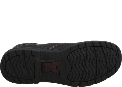 Vista 4 de Ariat Barnyard - Botas de trabajo con cremallera lateral, cómodas botas impermeables para mujer, Café Oscuro, 5.5