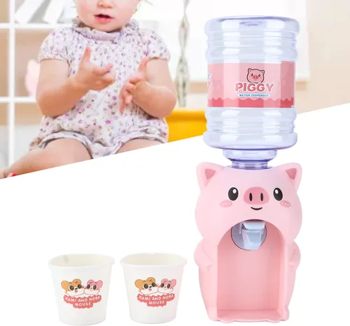 Vista 6 de Dispensador de agua para niños, divertido mini forma linda, mini juguete de agua para niños, ecológico, fácil de usar, perfecto para fiestas