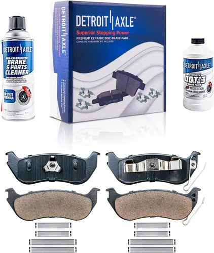 Vista 107 de Detroit Axle - Pastillas de Freno Delantero Izquierdo Reemplazo de Pinza de Disco para Ford Fusion Mazda 6 Lincoln MKZ Mercury Milan 2006-2012