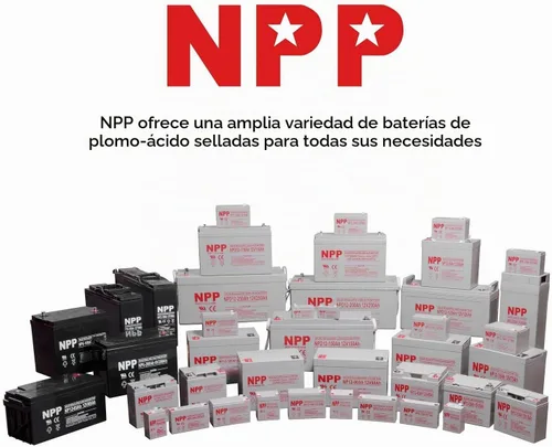 Vista 8 de NPP FT12-150Ah - Batería AGM de ciclo profundo de telecomunicaciones de acceso frontal de 12 V 150 Ah con terminales de estilo botón para sistema