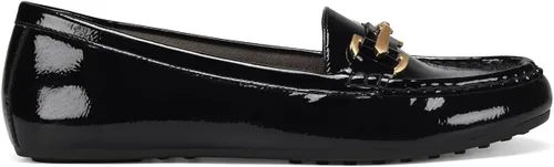 Vista 7 de Aerosoles Mocasines Day Drive para mujer, color negro, talla 8 de ancho, Charol negro