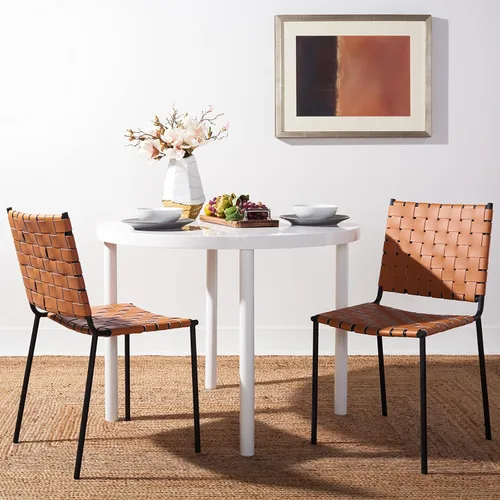 Vista 8 de Safavieh Home Collection Wesson - Silla de comedor (2 unidades), color negro