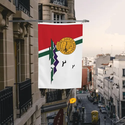 Vista 8 de Bandera de Sierra Vista, bandera de Arizona, 4 x 6 pies, banderas de doble cara para exteriores, bandera duradera para decoración del hogar, patio