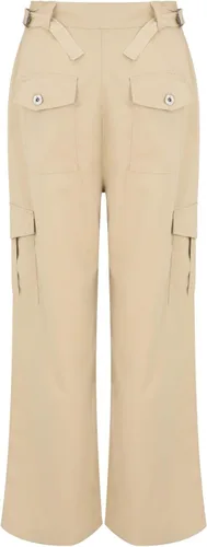 Vista 4 de Women High Waist Workwear Pants Wide Leg Casual Pants Combat Military Trouser Baggy Y2k Straight Wide Leg Pants with Pockets
